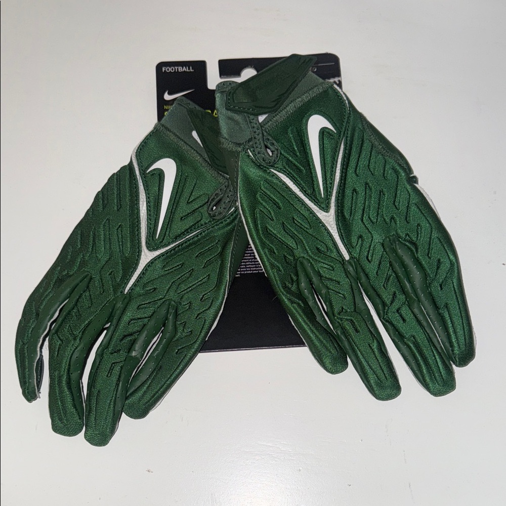 Nike Dark Green/white football Gloves